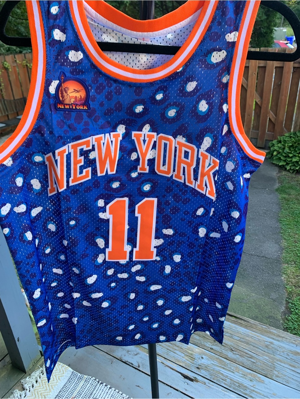 New York Blue & Orange Basketball Jersey Top - Brunson #11- BRAND NEW